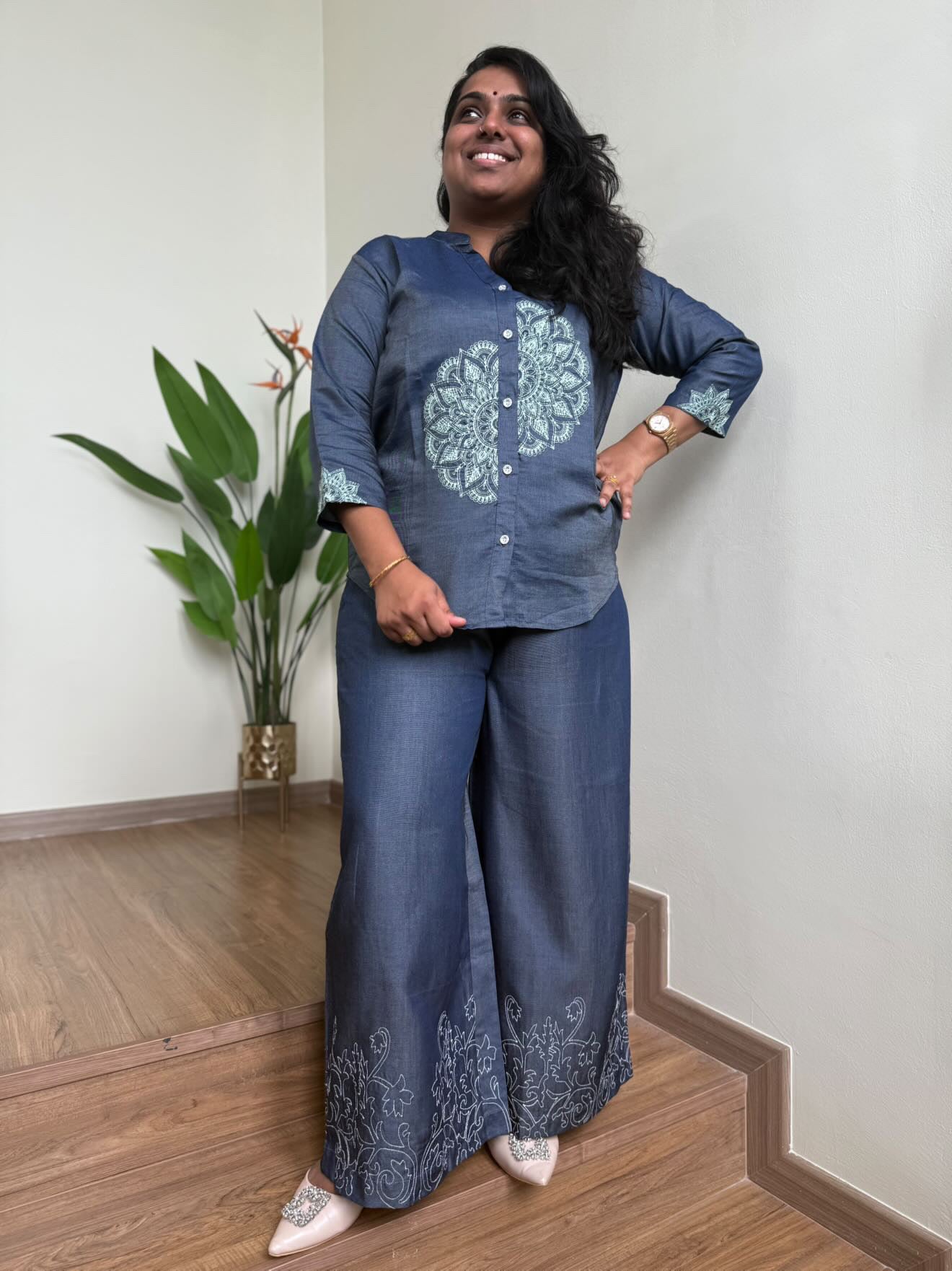 Denim Embroidery Combo