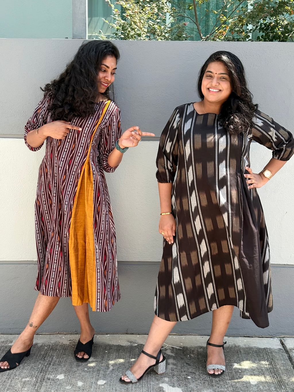 Mandira Stripe Comfort Dress | Cotton Casual Dress With Pockets M–5XL | Plus Size Friendly