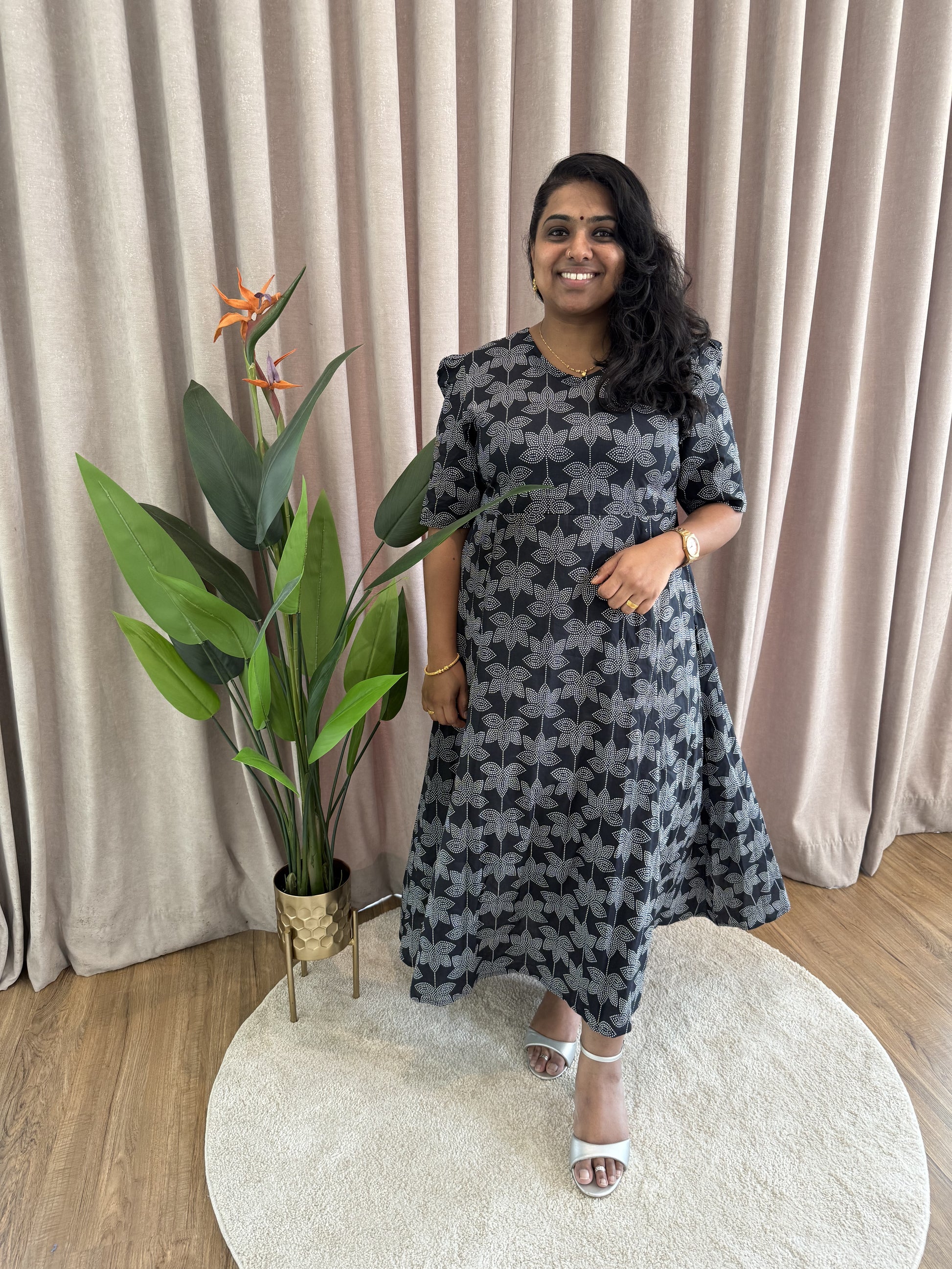 Patterned Maxi Dress