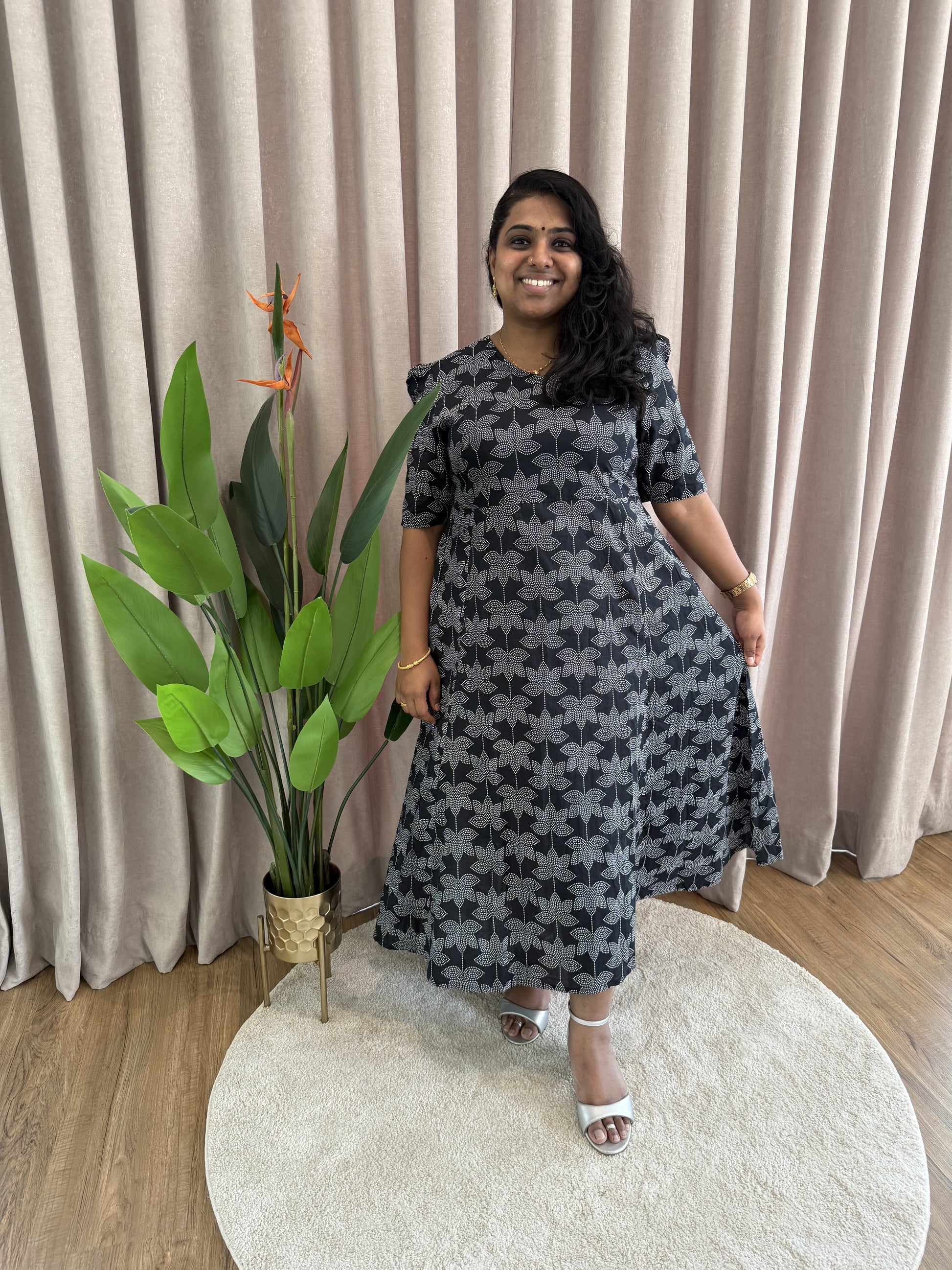 Patterned Maxi Dress