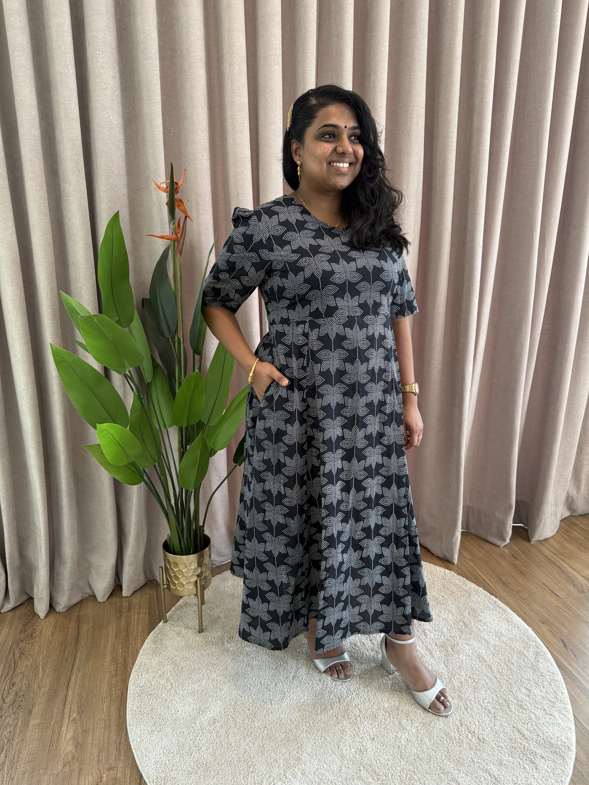 Patterned Maxi Dress
