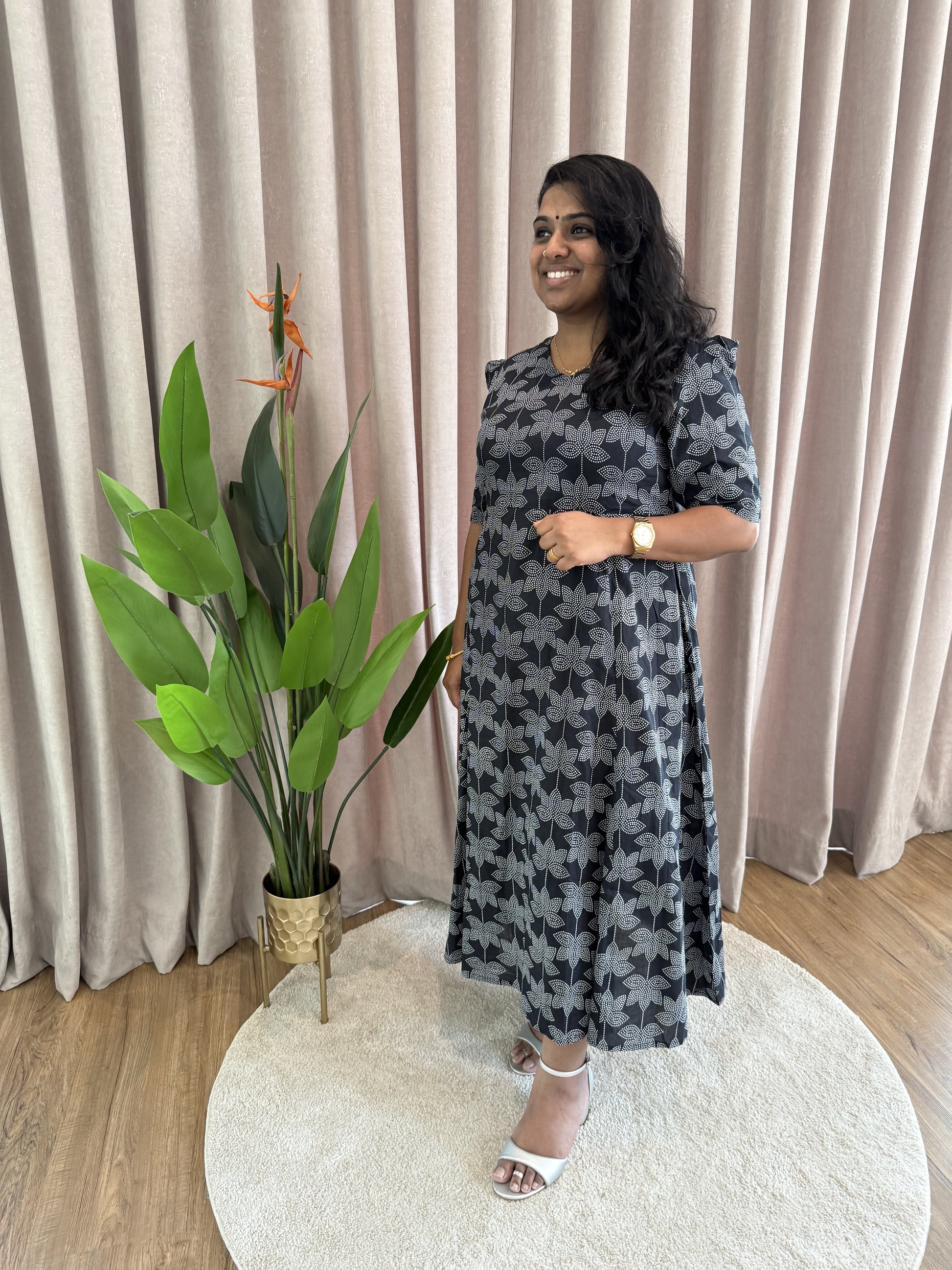 Patterned Maxi Dress