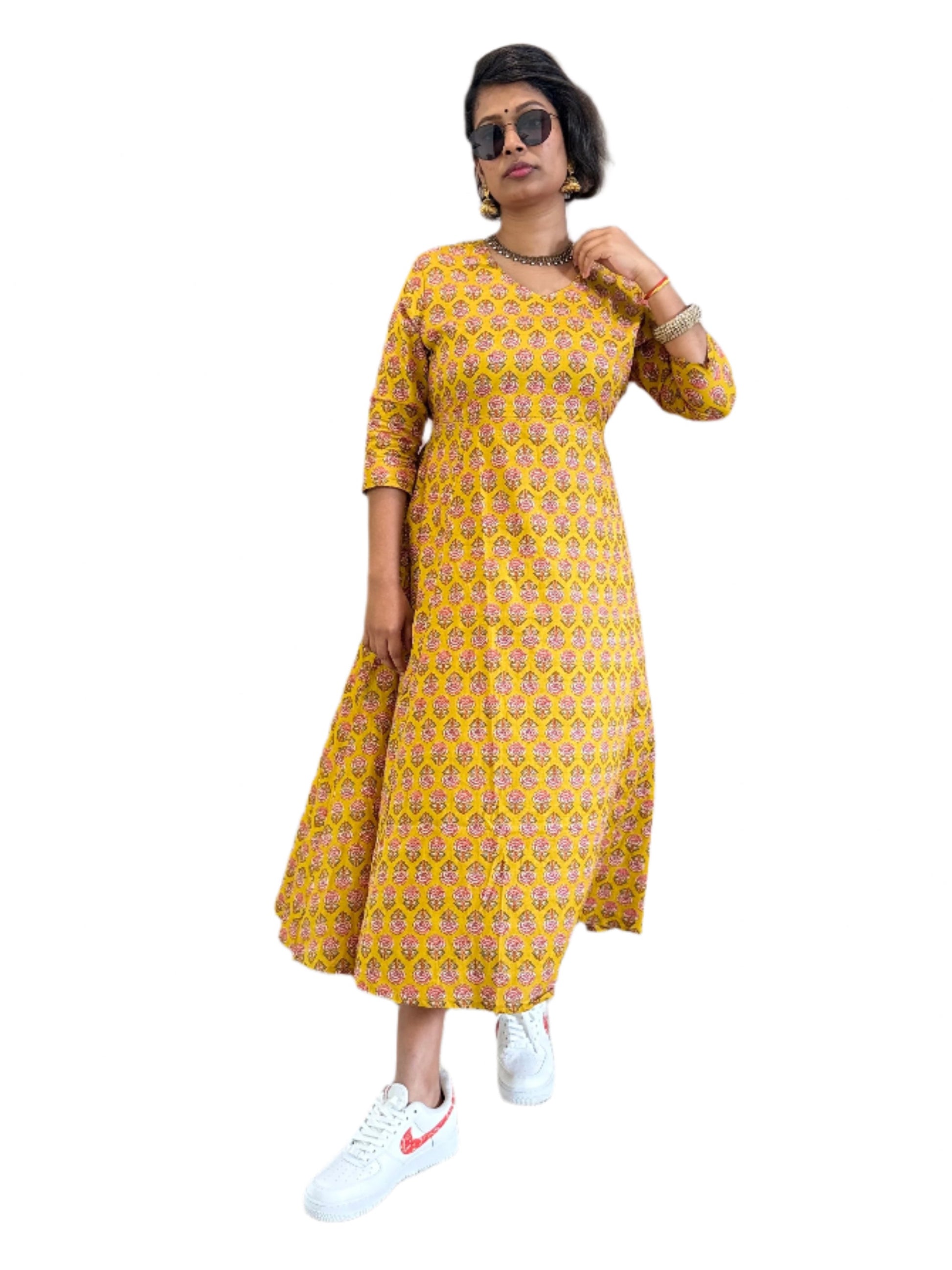 Vibrant Yellow Maxi Dress