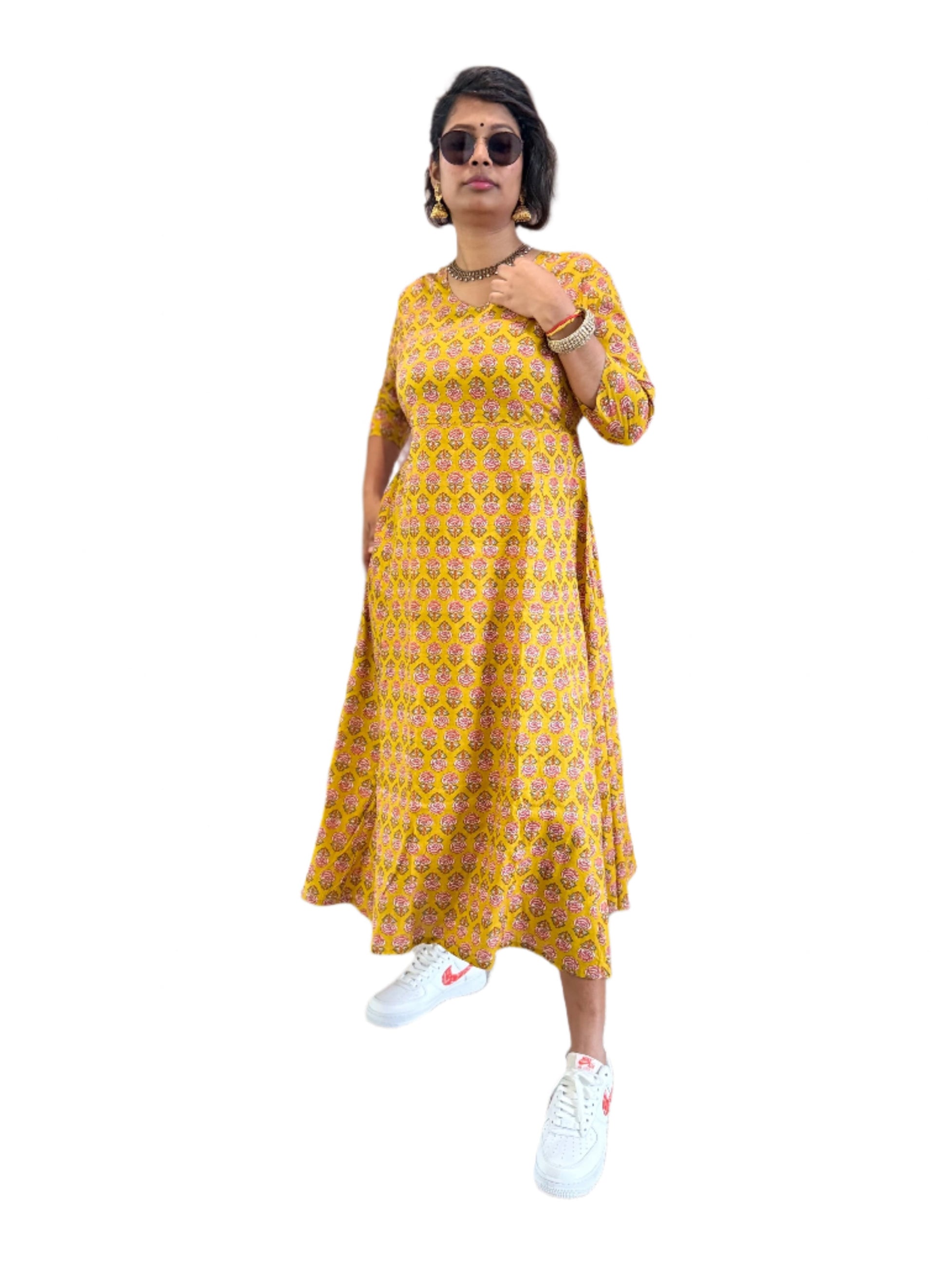 Vibrant Yellow Maxi Dress