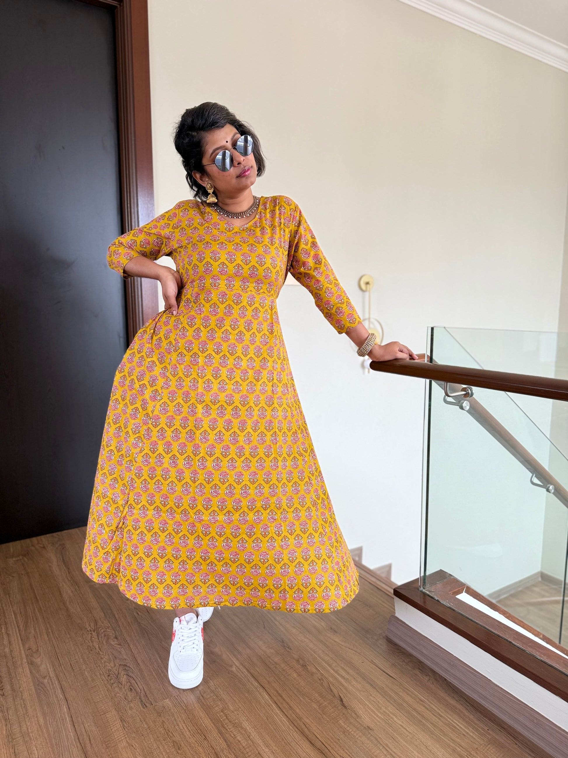 Vibrant Yellow Maxi Dress