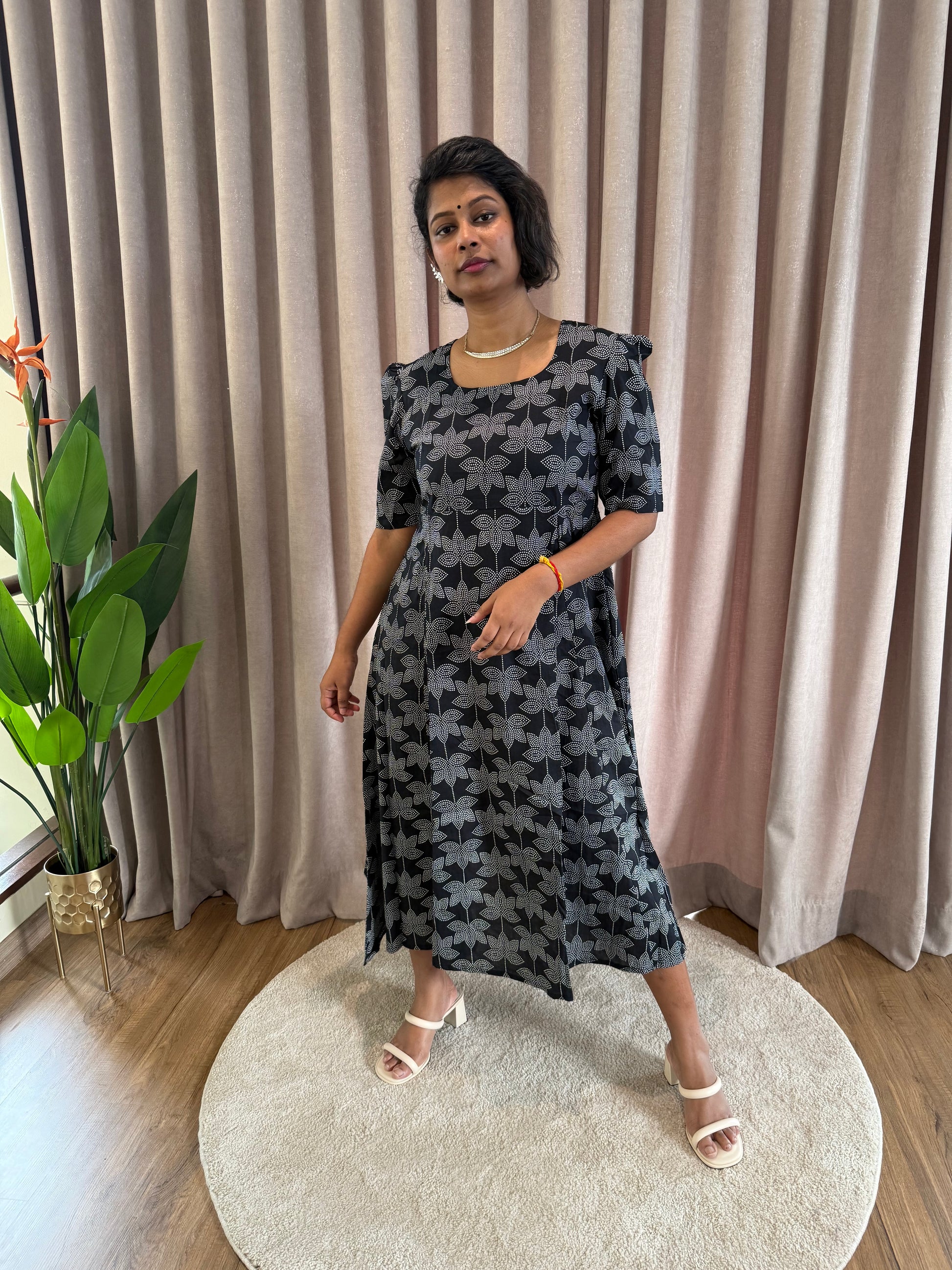 Patterned Maxi Dress